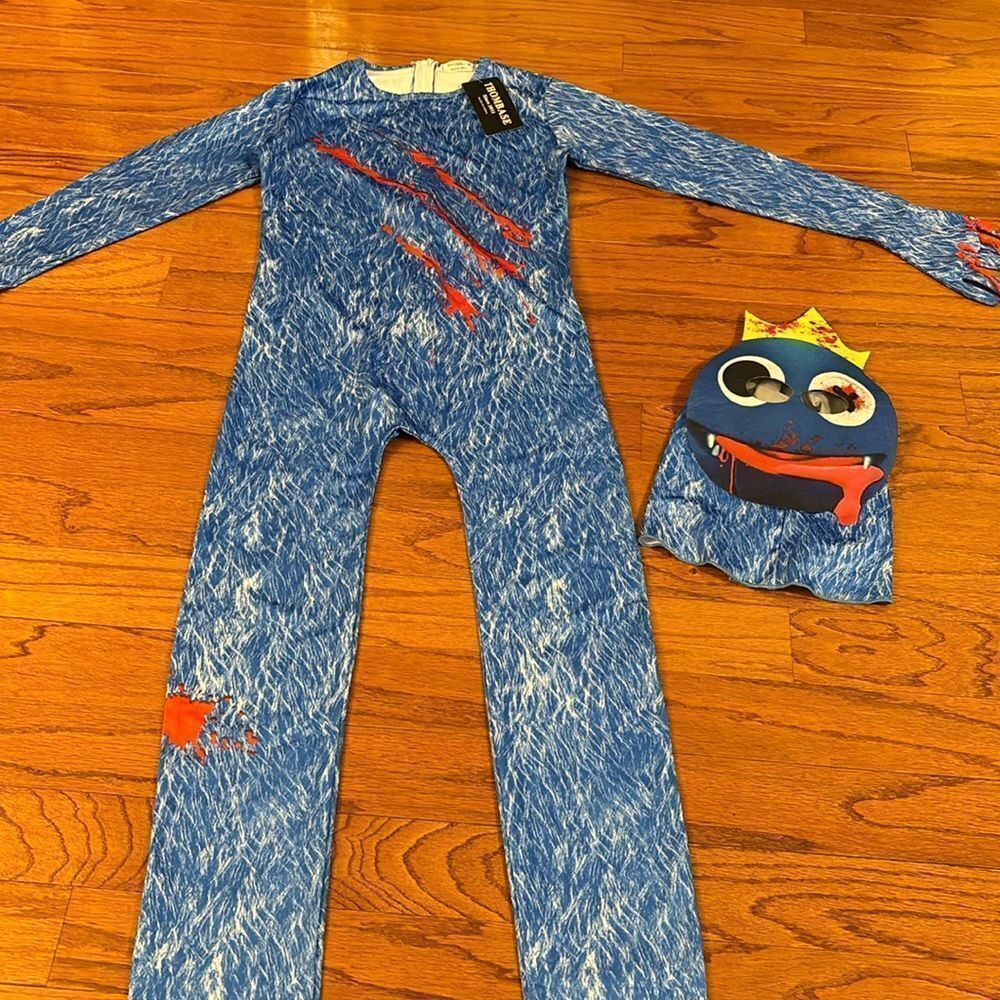 COPY - Quenny Halloween Rainbow Friends Anime Costume Size 150 (2XL, 7-8Y)